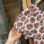 J.Crew  block print dress Drop Waist Cotton Poplin Mini boat neck off shoulder 8 Photo 5