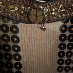 Ritu Kumar Silk Beaded Vest Open Front Boho Artsy Layering Lagenlook Size L Black Size L Photo 5