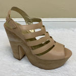 Anthropologie Seychelles Haven't Got A Worry Sandal Vacchetta Leather 8.5 Photo 0