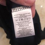 Boutique Croptop Size S/M Rayon Tie knot Black Photo 3