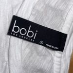 Bobi Los Angeles Slub Cotton Cuffed Short Sleeve Tee Size Small White Photo 2