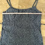 Brandy Melville  Blue Floral Tie-Back Slip Mini Dress Photo 4