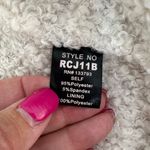 POL Dusty Pink Fleece Lined Rugged Raw Hem Corduroy Jacket Shacket Size M NWOT Photo 10