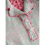 Etro Collared Shirt Dress in Green Pink 38 New Womens Tweed Boucle Mini Size undefined Photo 11