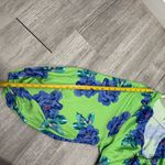 Free People  Mini Dress Cassie Dress Lime Blue Size S Summer Dress Photo 14