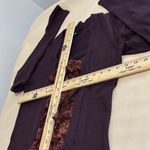 Apt. 9  Women Size Small Knit Open Draped Ruffle Cardigan Coverup 3/4 Sleeve Photo 11