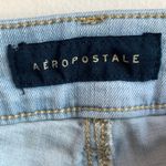 Aeropostale Light Wash High Waisted Midi Shorts Photo 3