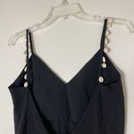 ZARA BLACK CAMISOLE TANK MINI DRESS WITH BEADED SEASHELLS REF.3564/156 Photo 2