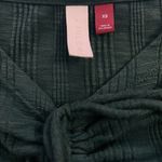 Anthropologie  Pilcro Ruched Top Hunter Green Soft Adjustable Size XS 0-2 Photo 6