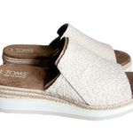 Toms  Margot Mule Natural Posey Lace Women's Shoe Size 9.5 #126 Photo 0