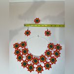 Handcrafted Floral Beaded Jewelry Set Photo 3
