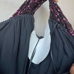 Rene Ruiz Gown Burgundy‎ Off the Shoulder Sequin Cocktail Formal Maxi Dress Sz 4 Pink Photo 11