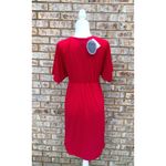 Paper Dolls NWT Red Ruffle Drape Wrap Dress Photo 5