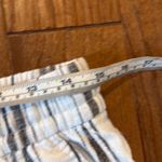 Old Navy  NWT linen blend striped cuffed shorts size M Photo 5