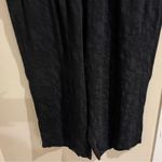 Notations Size 1x Black Textured High Waisted Wide Leg Capris Photo 3