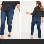Old Navy  High Rise OG Straight Ankle Jeans Plus Sz 28 Secret Slim Pockets GUC Photo 1