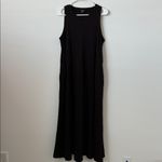 Me + Em Brown Flared Slub Jersey Maxi Dress Size: 10 Photo 5