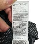 Athleta  Women's Large Black White Stripe V-Neck Short Sleeve Tee Shirt Cotton Photo 5