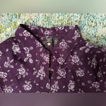 American Eagle Vintage Outfitters purple floral sheer lined maxi dress, size 0 Photo 7