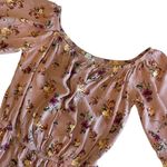 Haute Monde  Floral Romper Off Shoulder Elastic Waist Casual‎ Cute Comfy Size S Photo 9