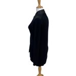 Eileen Fisher Moto Jacket Long Sz PP Petite Merino Wool Leather Zip Minimalist Photo 3