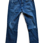 Vigoss Womens  London Boot Dark Rinse Bootcut Distressed Jeans - Sz 15 Photo 0