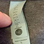 Next Level Apparel  Merry Christmas Tee Large Brown Tan Gold short sleeve Photo 2