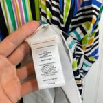 Laundry by Shelli Segal LAUNDRY By Shelly Segal’s Multicolor Border Print Halter Mini Dress Size 14 Photo 2