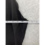 Bags To Wishes Women's Dress Fit & Flare Skater Solid Black Scalloped Hem Medium Photo 6