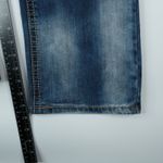 Vtg Zanadi Jeans Womens 18 (36x31.5) Blue Denim Cross Bling Embroidered Y2K Photo 8