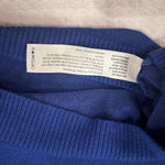 Eileen Fisher Cobalt Blue Knit Sweater Women’s Small Italian Yarn Pullover FLAW Photo 7