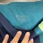 Athleta Crunch Navy and Lime Green 7/8 Leggings Photo 2