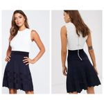 Ted Baker  Polino Contrast Skirt Scallop Knit Dress (3) Photo 5