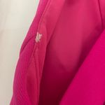 Betsy and Adam Bow-Back Hot Pink Evening Gown Photo 3