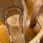 Badgley Mischka Jewel  Champagne Lexie Knotted Platform Block Heel Size 9.5 Photo 7