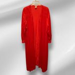 Woman Within  2‎ Piece Red Long Gown & Robe Set Photo 7