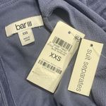 Bar III XX-Small Jumpsuit Spaghetti Strap V-Neck Elastic Waist Wide-Leg Blue New Photo 4