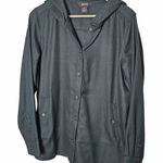 Outdoor Research Feedback Flannel Hoody Button Front Shirt Green Womens Size L Size L Photo 0