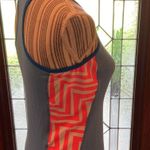 Nike sleeveless race back blue/orange tank top size s Photo 2