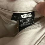 J Brand  Beige High-Rise Raw Hem Straight Leg‎ Cropped Jeans Size 24 Photo 7