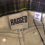 The Ragged Priest NWT Ragged Yellow and Black Plaid Jeans Sz 26 Photo 12