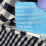 J. McLaughlin Georgina Ankle Pant Women 4 Blue White Gingham Check Stretch Preppy Photo 11