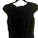 Tadashi Shoji  Bandage dress Pleated Criss-Cross bodice in Black #G1112 Photo 2