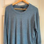 Midnight Bakery Women's L Cozy Blue Rayon Blend Stretchy Lounge Set Top Pants Size L Photo 1