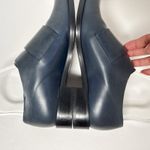 & Other Stories & Other Stories Metal Leather Derby Shoes Navy Cutout Made in Italy 38 US 7 Photo 4