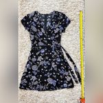Cotton On  black floral wrap dress XS Photo 3