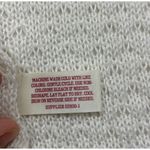 Full Crochet Knit Duster Cardigan Sweater XL Cream Boho Coastal Grandma Cottage Photo 7