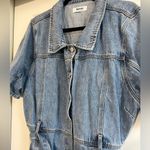 Showpo Light Blue Denim Dress Size 16 Photo 1