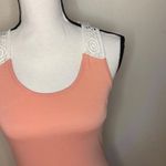 Derek Heart Creamsicle orange razorback lace back maxi dress Photo 2