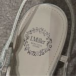 I. Miller  Women’s Silver Glitter Low-Wedge Heels/Sandals Photo 7